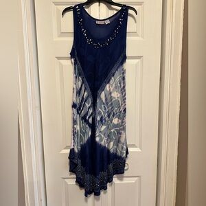 Just Cruising blue beach dress